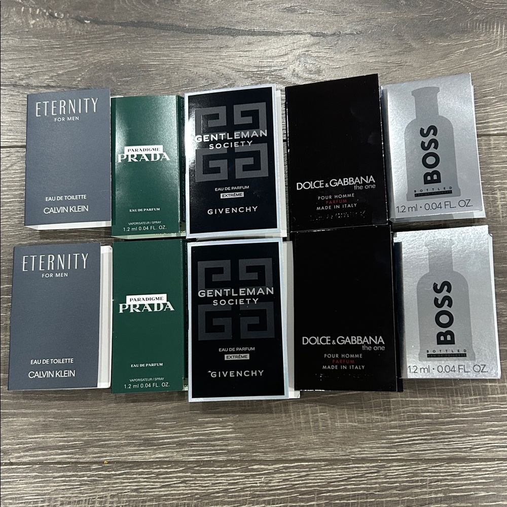 10 pieces men’s samples collection